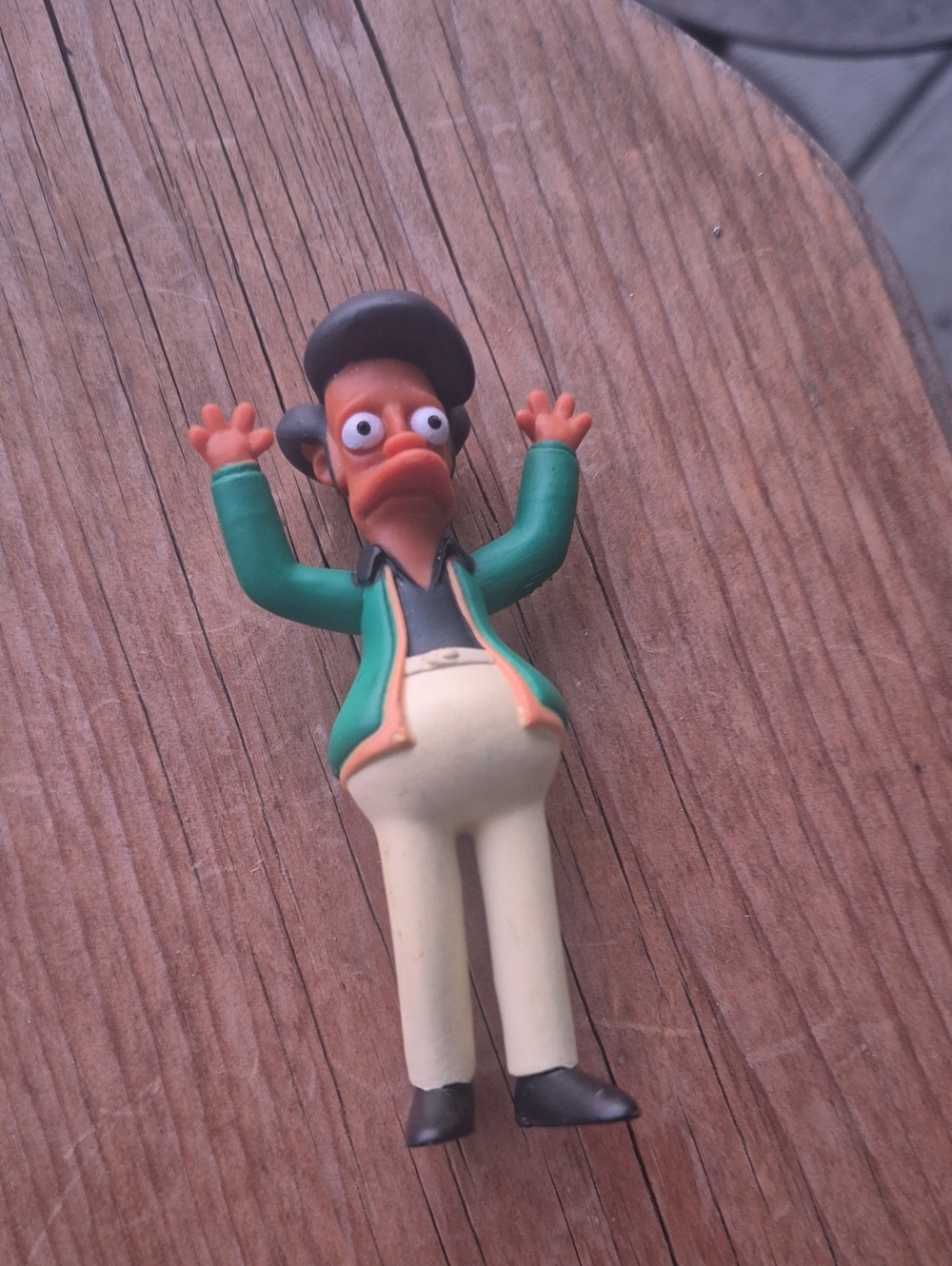 Green-Jacket Cartoon Bird Toy Figurine for Pets